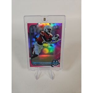 Xavier Worthy 2022 Bowman Chrome University #61 Pink‎ Refractor